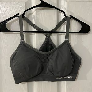 Gray Sports Bra